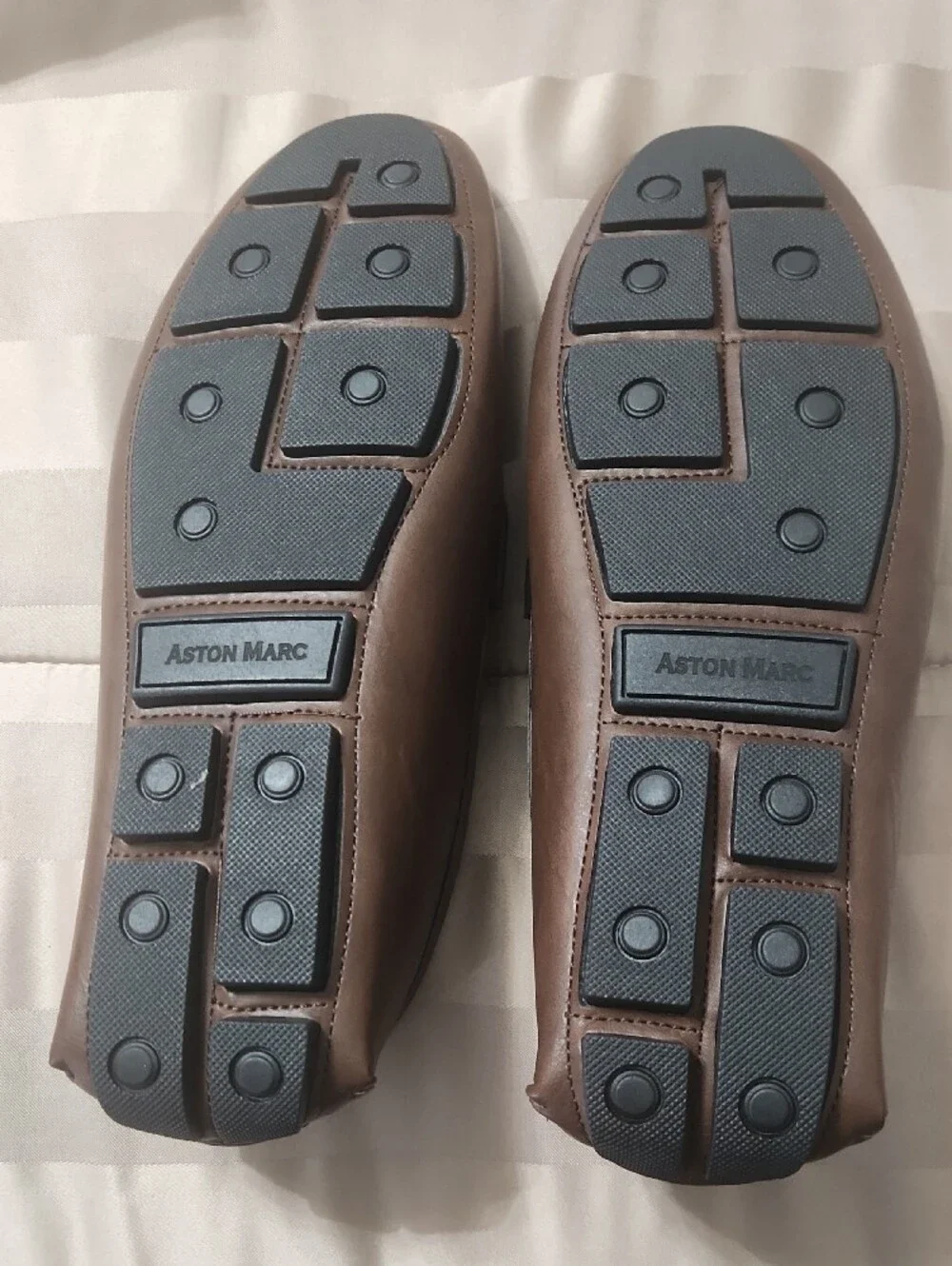 aston marc brown leather
